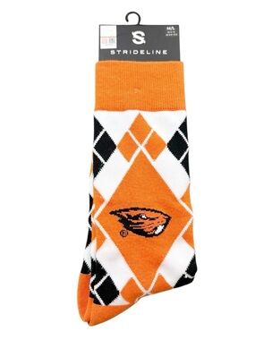 NWT Strideline M/L Argyle Oregon State University Beavers Socks